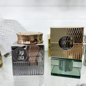 Tapa de Perfume Cuadrada de Lujo - Aprobada por ISO9001, Fabricada con CNC, Acero Inoxidable, Texturizada con Electroerosión por Hilo, para Fragancias de Alta Gama - Product Image 1