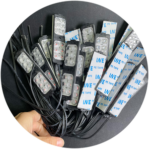 Hot bán 9 wát <span class=keywords><strong>RGB</strong></span> nhấp nháy <span class=keywords><strong>LED</strong></span> <span class=keywords><strong>MODULE</strong></span> cao sáng không thấm nước cảnh báo ánh sáng cho xe gắn máy hoặc xe tải - Product Image 5