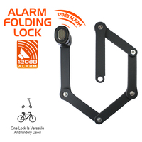 Antivol pliable pour vélo, haute résistance, 120 dB, durable, portable, antivol, accessoires pour vélo électrique