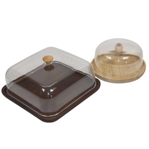 Cubierta transparente de acrílico para hornear, frutas, repostería, bandeja de degustación de postres, exhibición de pan y presentación de platos - personalizable. - Product Image 1