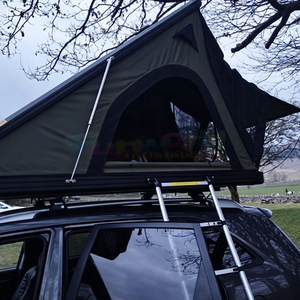 เต็นท์หลังคารถยนต์ 4 ฤดู แบบ X Hinge Camper Tente De Toit โครงอะลูมิเนียม สำหรับรถยนต์  แบบเปลือกแข็ง พร้อมบันได สำหรับตั้งแคมป์ 4 คน - Product Image 6