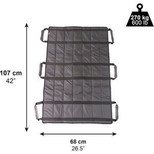 Transfer Sheet with 6 Handles, PEPE P40034 Transfer <b>Bed</b> <b>Pad</b> - Product Image 1