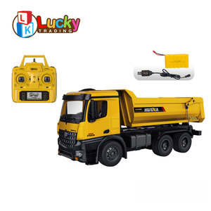 <span class=keywords><strong>Huina</strong></span> <span class=keywords><strong>1582</strong></span> 1/14 2,4G 10 canales Simulación Control remoto RC Tilt Alloy Dump Truck con sonido - Product Image 6