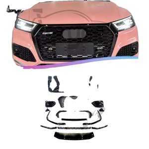 Parrilla Delantera Estilo Deportivo, Cromado Negro, ABS, para <span class=keywords><strong>Audi</strong></span> <span class=keywords><strong>Q5</strong></span> 12-15, con Luz Antiniebla, Repuestos para Automóviles, Accesorios de Tuning - Product Image 1