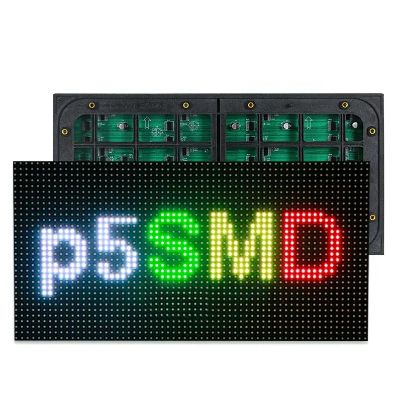 Яркий наружный светодиодный рекламный дисплей P5 True color, светодиодный модуль SMD IP65