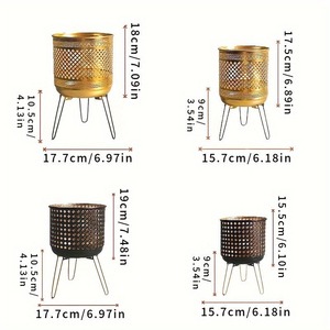 Novedad en Stock: Soportes Metálicos Vintage de Hierro Forjado para Plantas, Estantes de Exhibición para Macetas y Almacenamiento para Hogar y Jardín - Product Image 6