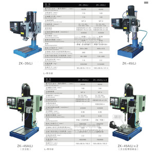 Máquina perforadora CNC ZK-12 ZK-16 ZK-20 con correa de enfriamiento y servomotor para perforación de metal. - Product Image 2