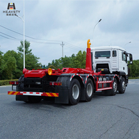 Camión de basura diésel HEAVSTY 8x4 de 30 toneladas con gancho elevador nuevo, 350HP, de servicio pesado, con brazo de gancho rodante para Sitrak CLD5310ZXXZZ6