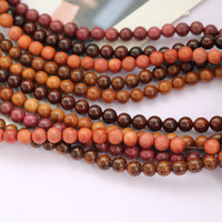 PBB1090 108 Mala en bois de santal d'Australie naturel et parfumé, perles de prière bouddhiste, méditation, yoga, collier de perles tendance