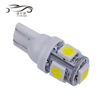 Ampoule LED T10 12V en gros, 5SMD 5050, pour feux de position latéraux de voiture, feux de stationnement, éclairage intérieur de voiture, plafonnier et lampe de lecture