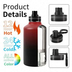 <b>Personalised</b> Eco-Friendly Leak Proof Large Capacity Drinkware Stainless Steel Water <b>Bottle</b> Insulated Vacuum Flask for Camping - Product Image 5