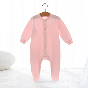 Body de Punto 100% Algodón para Recién Nacidos, Unisex, Diseño Sólido, Mangas Largas, Cierre de Broches, <span class=keywords><strong>Verano</strong></span>/Primavera, ODM - Product Image 6
