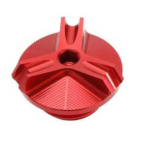 Bouchon de vidange d'huile moteur M20x2.5 en alliage d'aluminium CNC, couvercle de bouchon de carter compatible avec les systèmes de carrosserie de moto Kawasaki - Product Image 1