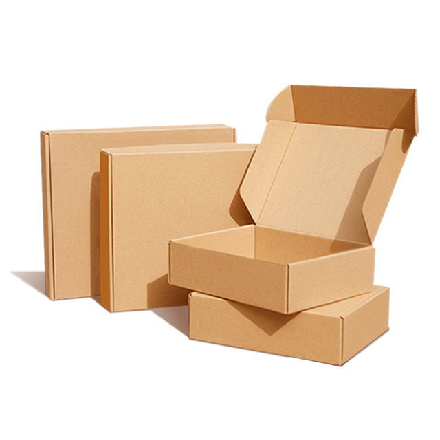 Custom Printed Wholesale Recyclable Heavy Duty Durable Double Walls Clothing Underwear Shipping Box Corrugated Cardboard Box