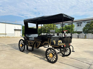 Voiture de tourisme à batterie certifiée CE, pneus résistants à l'usure, conduite stable, chariot à chevaux vintage - Product Image 5