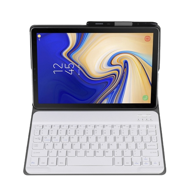 Fatelegend Multi Device Wireless Keyboard 7-Color Backlit Keyboard Slim Rechargeable Silent 8 Multimedia Keys for IOS