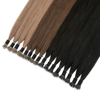 Extensions de cheveux naturels Nano Ring 24 pouces en cheveux Remy 100% humains doublement étirés de qualité européenne