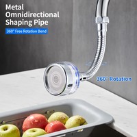 Filtre de Robinet Manuel Universel Transparent en Plastique ABS de Haute Qualité pour Utilisation Domestique, Extérieure et en Cuisine
