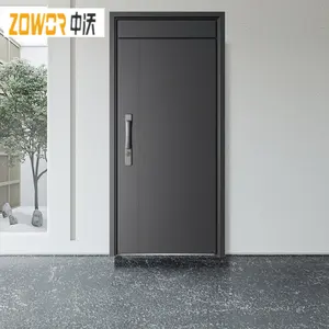 Metal Exterior Door Frame Single Swing Steel Commercial Modern Fire Doors For Hotel