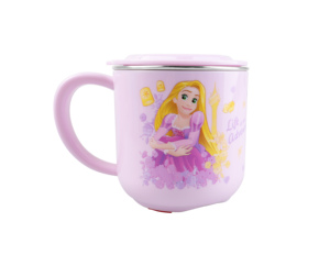 Ensemble de vaisselle pour enfants <span class=keywords><strong>Disney</strong></span> 2D avec gobelet à eau en plastique et acier inoxydable 304 pour boire de l'eau - Product Image 3