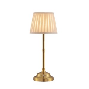 Rechargeable Cordless <strong>Table</strong> <strong>Lamp</strong> Touch Control Dimmer Led Desk Light Metal Night Lights with Fabric <strong>Lamp</strong> <strong>Shade</strong> <strong>for</strong> Dinning Room - Product Image 5