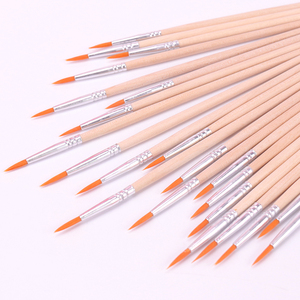 Pinceau <span class=keywords><strong>pour</strong></span> <span class=keywords><strong>peinture</strong></span> artistique en nylon, avec pointes pointues, à eau, <span class=keywords><strong>acrylique</strong></span>, 1 pièce, meilleure vente - Product Image 4