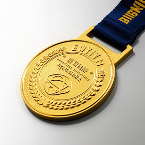 Fabriqué <span class=keywords><strong>en</strong></span> Chine conception personnalisée 3D métal cerise Champions Football volley-ball et Taekwondo sport <span class=keywords><strong>ange</strong></span> <span class=keywords><strong>or</strong></span> alliage médaille vierge - Product Image 3