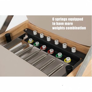 Máquina de Pilates Reformer de Madera Plegable, Portátil y Resistente, Equipo Ajustable para Entrenamiento en Casa, Gimnasio o Estudio de Pilates - Empaquetado en Caja - Product Image 4