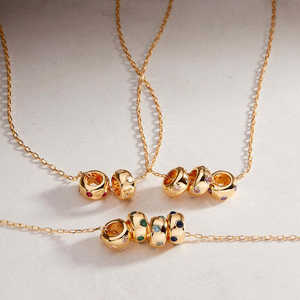 Collar <span class=keywords><strong>con</strong></span> Anillo de 12 Piedras de Nacimiento Coloridas, Accesorio Circular Giratorio <span class=keywords><strong>con</strong></span> Gemas para Joyería Hecha a Mano - Product Image 5