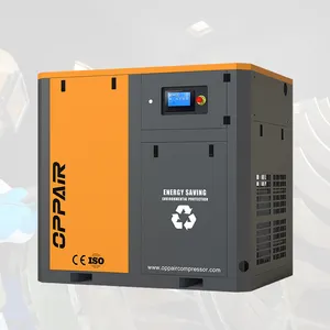 Compresor de aire accionado por correa eléctrico industrial de 2 etapas 75Kw de gran oferta