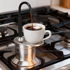 Outdoor Camping 1 Cup Percolator Efficient Portable Coffee <b>Maker</b> - Product Image 4