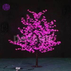 Lumière d'arbre de cerisier en PVC LED imperméable IP65 fiable pour extérieur, pour Noël, Halloween, amélioration de l'ambiance nocturne - Product Image 5