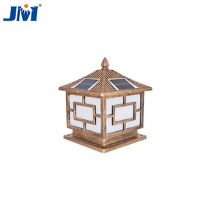 <span class=keywords><strong>Lampe</strong></span> solaire décorative de jardin, lumière de pilier extérieure étanche, LED en aluminium 80 IP65, lampes d'extérieur <span class=keywords><strong>avec</strong></span> <span class=keywords><strong>cellule</strong></span> solaire Juming - Product Image 2