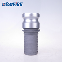 Raccord rapide de type E en aluminium anodisé haute pression Okefire American Standard pour système de tuyau d'eau