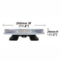 Barre lumineuse LED ambre 12-24V ECE R65 SAE J845 Classe 1, barre lumineuse d'avertissement d'urgence modulaire pour camions et véhicules