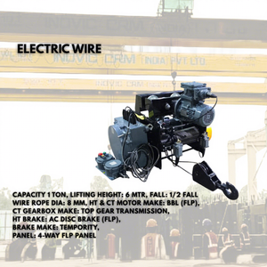 Nuevo Polipasto Eléctrico de Cable INOVIC CRM para Trabajo Pesado, Construcción Metálica, Eficiencia Energética, Elevación Precisa de 1-10 Toneladas, Industrial - Product Image 1