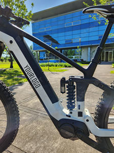 Bicicleta Eléctrica de Montaña de Carbono de <span class=keywords><strong>29</strong></span> Pulgadas 48V Batería de Litio 840Wh Suspensión Total Motor Central Bafang 250W 500W para Hombre - Product Image 3