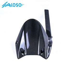 AKOSO <span class=keywords><strong>100</strong></span>% 3K 3*3 accesorios de motocicleta de fibra de carbono seco guardabarros trasero para <span class=keywords><strong>Triumph</strong></span> Street Triple 765 RS 2017 + - Product Image 2