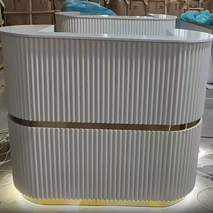 Mostrador de Caja de Alta Calidad para Clínica Pequeña Moderna de Lujo, Mostrador de Recepción para Salón de Belleza, Mostrador de Caja para Boutique - Product Image 1