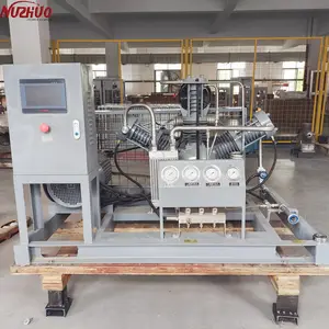 NUZHUO Good Quality Automatic System 15MPA Oxygen Gas Booster O2 Compressor With Filling Manifold