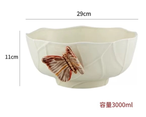 Peralatan makan keramik Seni Saint Mo piring kue kupu-kupu Amerika restoran Portugal Porcelain porselen - Product Image 5