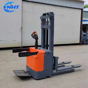 Mini Montacargas Eléctrico VANELIFT, Gran Autonomía, Capacidad de Elevación de 1500 kg, Apilador de Horquilla de 3.5 m de Altura, Montacargas Peatonal de Litio - Product Image 1