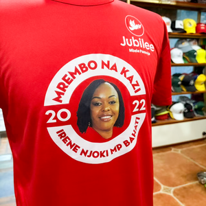 Wholesale Custom Election Campaign T-Shirts Quick Dry 100% Polyester Blank Custom Logo Printing Eco-Friendly Breathable for Men - Product Image 5