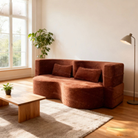 Modernes Bubble Hochwertiges Kompression ssofa Modularer Schwamm Wohnzimmer Kompression sofas Magisches 2-in-1-Kompressionssofa Foshan