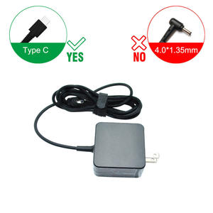 New Wall Charger <b>Type</b> <b>C</b> 20v 2.25A 45W AC square <b>Adapter</b> T303U T304 Power Charger for As Us - Product Image 2