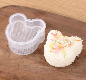 LOW quantité minimale de commande Forme animale Mignon DIY Déjeuner Bento Enfants <span class=keywords><strong>Sushi</strong></span> Maker Food Grade Plastic Rice Ball Mold Set for Kids - Product Image 6