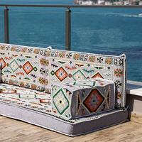 Ensemble de canapé modulable gris Design Majlis arabe salon marocain canapé tissu rembourrage éponge pour appartement hôtel