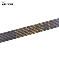 Flèches en carbone personnalisées de 3,2 mm en gros de Chine, tiges de flèches en fibre de carbone avec spine 500, 600, 700, 800, 900, 1000