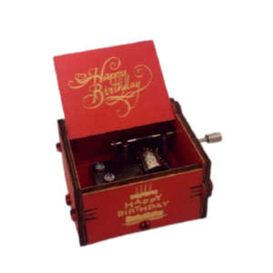 Caja Musical de Madera con Manivela y Grabado Láser, 10 Diseños de Melodías para Regalo de <span class=keywords><strong>Cumpleaños</strong></span> - Product Image 3