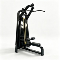 Machine à pulldown dorsal à charge libre avec pile de poids – Double fonction pour le renforcement des dorsaux en salle de sport et la musculation